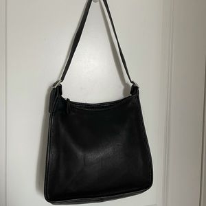 Coach Vintage Andrea Slim Black Leather Purse